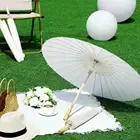 Parapluie décoratif moderne d'extérieur en papier huilé avec manche en bois, personnalisable avec logo, vente en gros LS de haute qualité - Product Image 4