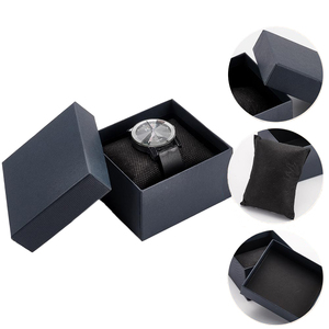 Nhà Máy Biểu Tượng Tùy Chỉnh In Giấy Màu Đen Xem Hộp Quà Tặng Cứng Nhắc Bao Bì Các Tông Hộp Đối Với Trang Sức Hiển Thị Và Lưu Trữ - Product Image 2