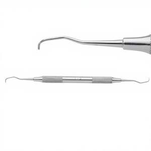 Raspador Dental Profesional de Acero Inoxidable de Doble Punta, Removedor de Sarro y Cálculos Periodontales, Instrumento Dental para Clínicas Dentales - Product Image 4