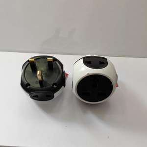 British Standard Power <b>Plug</b> <b>With</b> <b>Switch</b> Multi Function Socket AC Output 50 Hz PC Material UK <b>Plug</b> Type - Product Image 1