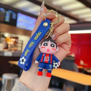 Japanese <b>Anime</b> Crayon Shin-Chan Mobile Phone Chain <b>Keychain</b> PVC Pendant for Book Bag & Couple Car Keys Hanging Gifts - Product Image 6