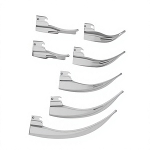 Ensemble de laryngoscopes de haute qualité avec batterie rechargeable, lames pédiatriques en acier inoxydable, certifié CE, équipement de classe II - Product Image 1