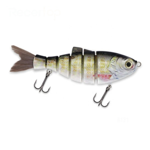 Plastic Lure TAIGEK 17.5cm 65g ABS Plastic 6 Segments Shad Fishing Lure Hard Swimbait
