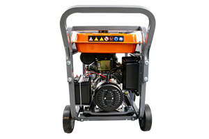 เครื่องกำเนิดไฟฟ้าแรงดันสูง 230V/400V แบบเคลื่อนที่ ใช้เครื่องยนต์ดีเซล พร้อมล้อ 8.5 กิโลวัตต์ 9 กิโลโวลต์ 9 กิโลโวลต์แอมแปร์ 8.5 กิโลโวลต์แอมแปร์ แบบเปิด 3 กิโลวัตต์-20 กิโลวัตต์ 230V/400V - Product Image 5