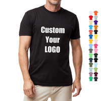 T-shirt en coton 100% de haute qualité, logo imprimé personnalisé, t-shirt uni brodé, t-shirts en coton pour hommes en grande taille, vente en gros