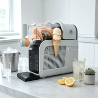 Machine à glace pilée compacte pour la maison, machine à crème glacée électrique OEM 220W, machine à boissons glacées, machine à glace pilée, machine à crème glacée