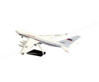 Modèle d'avion présidentiel IL-96 de 46 cm à l'échelle 1/120 avec train d'atterrissage et lumières LED, avion miniature pour collection et exposition