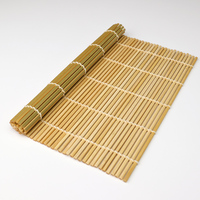 Kit de tapis à sushi en bambou multi-tailles pour la restauration, tapis à sushi en bambou réutilisable, ensemble de tapis à sushi pour la maison, bricolage