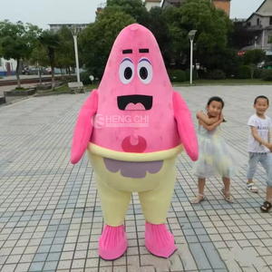 कारखाने अनुकूलित उच्च गुणवत्ता वाली शुभंकर वेशभूषा एनीमे पात्रों हेलोलीन स्पंज स्पंज - Product Image 2