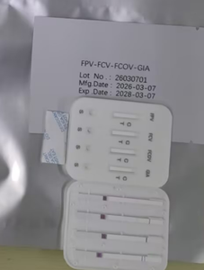 Kit de prueba rápida de antígenos Althea Feline Health Check 4 en 1 (FPV, FCV, FCOV, GIA) para diagnóstico veterinario en gatos - Product Image 3