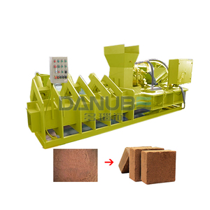 Machine à fabriquer des blocs de fibre de coco, machine d'emballage de tourbe de coco, presse hydraulique pour tourbe de coco - Product Image 1