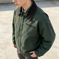 Veste Detroit délavée et vieillie sur mesure, style American Vintage