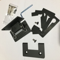 Charnière de porte de douche sans cadre à 90 degrés CE, fixation murale en acier inoxydable SUS304, pince à verre, fourniture directe d'usine sur mesure