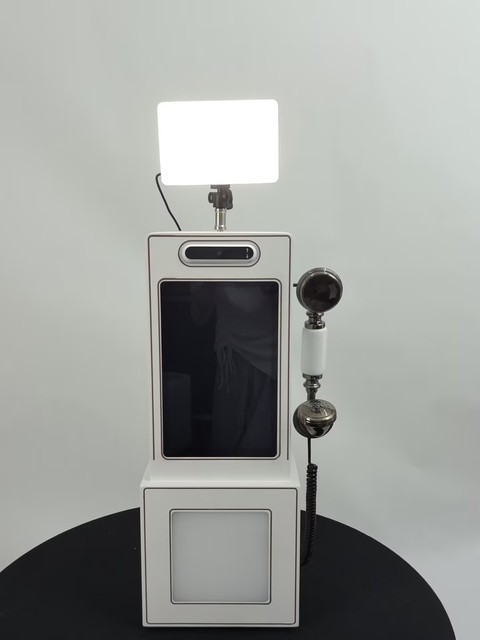 10.1 Inch Touchscreen Audio Video Guestbook Phone with Voice Recorder for Wedding Celebrations