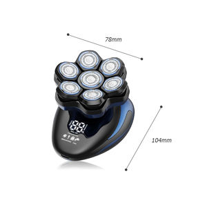 Afeitadora eléctrica inteligente de 7 cuchillas para hombres, afeitadora atrevida con pantalla LED resistente al agua, afeitadora de cabeza flotante 7D para uso doméstico - Product Image 6