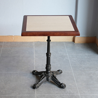 Ensembles de mobilier commercial pour restaurants, chaises de bistrot et de café modernes en bois massif, tables faciles à nettoyer pour hôtels et cafés