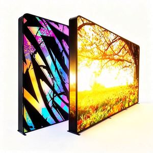 Modular Tension Fabric SEG Lightbox for Portable Exhibition Backdrop Trade Show Display Wall LED <b>Advertising</b> Signage Stand Bulk - Product Image 1