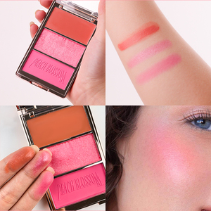 איפור החדש מסמיק רב תפקודי פיגמנטציה סומק מדגיש מתאר איפור לוח צבעים פרטי תווית - Product Image 2