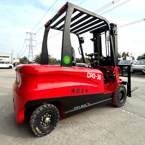 電動フォークリフトセルフリフティング3メートル格納式4トン3トンフォークリフト全地形スタッキングアタッチメント付き - Product Image 4