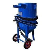 Machine de sablage mobile de bonne qualité / Machine de sablage sur roues / Machine de sablage sans poussière