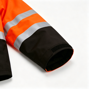 Veste de sécurité en nylon haute visibilité pour soudeurs, vêtements de sécurité réfléchissants en cuir avec réflecteur - Product Image 6