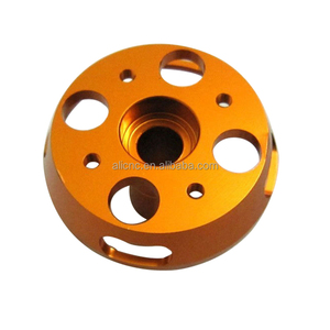 Componentes de Precisión de Aluminio OEM de Alta Calidad, Fabricación CNC, Anodizado Naranja Personalizado, Piezas Metálicas Ligeras y Duraderas - Product Image 1