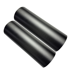 カーボンファイバーホローラウンドチューブ30mm 50mm 80mm 90mm -120mmカスタム卸売大径3kツウ編組カーボンファイバーチューブ - Product Image 1