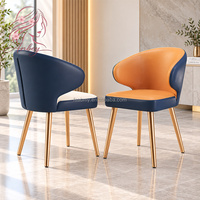 Chaise de manucure moderne en cuir souple et velours, personnalisable, pour salon de beauté, café et salon.