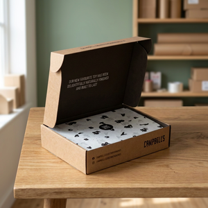 Boîtes d'expédition pliables en papier kraft imprimées sur mesure |   Boîtes d'emballage pour l'expédition et le commerce électronique - Product Image 3