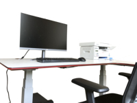 H. M..g — meuble de bureau ergonomique, Table réglable, support de siège, à vendre