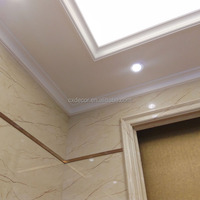 Moulure de corniche en polystyrène/WPC/PVC pour coins de plafond intérieurs, installation rapide, usage hôtelier moderne