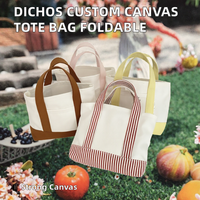 Sac fourre-tout en toile OLAOLA personnalisé avec logo, pour femme, moyen, avec bandoulière, pliable, pour usage quotidien, écologique, pour le shopping et l'art.