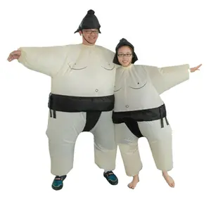 TXL533 Adult Children Blow Up Costume Cosplay Fighting Inflatable Wrestling Suits Family Game Party Halloween Sumo Costumes