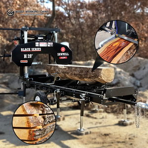 Sierra de cinta hidráulica horizontal HZ127 <span class=keywords><strong>Peterson</strong></span>, aserradero portátil a la venta - Product Image 1