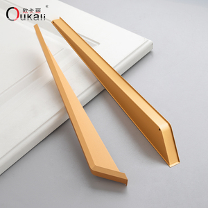 Oukali 300mm Aluminum Alloy China's Modern Simple Matt <strong>Gold</strong> Classic Living Room Entry Mall Adjustable Handle - Product Image 1