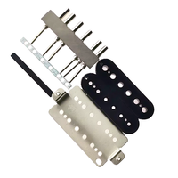 Diskon suku cadang pickup gitar DIY Alnico 5 nikel baseplate kit Pickup gitar humbucker