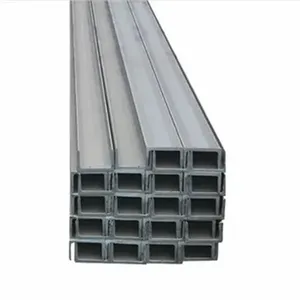 Barato ASTM A36 A106 Sección 60*60mm Q235 Q345 Q355 grueso 4,0mm estructura de acero canal de acero para Construc