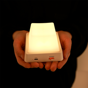 Custom Simple Design Creative Keyboard Rechargeable Night <strong>Lamp</strong> Square ABS High Quality <strong>Led</strong> Night <strong>Light</strong> - Product Image 6