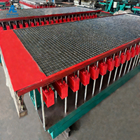 Presse hydraulique pour panneaux de grille en PRF moulés, machine de formage de panneaux de grille en fibre de verre pour plateformes industrielles et passerelles antidérapantes