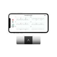 Moniteur ECG portable 6 pistes AliveCor KardiaMobile 6L Platiilo pour rythme cardiaque, détecteur de fréquence cardiaque et d'AFib sans fil, origine américaine