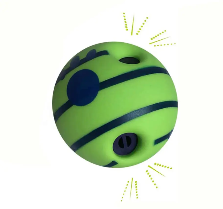 Wobble Giggle Ball Interactive Dog Squeaky Toy Fun Giggle Sounds When Rolled or Shaken Pets Know Best As Seen On TV
