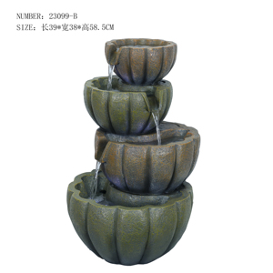 Fontana d'Acqua in Resina Effetto Pietra Economica e Bella per Decorazione <span class=keywords><strong>Giardino</strong></span> e Casa - Product Image 5