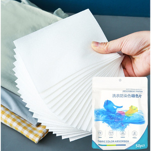 Nahe Fabric Color Absorber Sheets 50pcs Anti-Color Bleeding Laundry Dye Trapping Paper - Product Image 1