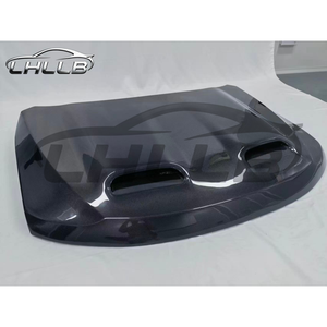 Capó de motor de fibra de carbono de alta calidad con doble ventilación para Jeep Grand Cherokee modificado - Product Image 4