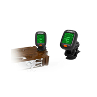 AROMA AT-101 Clip-on Guitar Tuner with CR2032 Battery Included