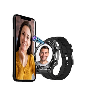 Đồng hồ thông minh 4G Wifi Nano Sim <span class=keywords><strong>Camera</strong></span> trước 500W Chụp ảnh Video Call <span class=keywords><strong>1080P</strong></span> Cuộc gọi BT NFC GPS Playstore GS42P AMOLED - Product Image 1