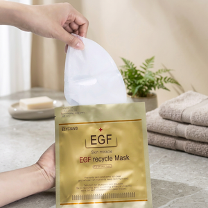 Masque facial en feuille de cristal EGF SKIN MIRACLE - Glycérine, à base de plantes, anti-âge, sans huile, sans parfum, éclaircissant, blanchissant, échantillon - Product Image 3