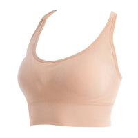 Sujetador deportivo personalizado con soporte alto, antichoque, efecto push-up, espalda lisa, para correr, talla grande, con espalda ahuecada y cierre ajustable