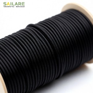 Cordon élastique coloré robuste en caoutchouc, rouleau de corde antichoc 1mm 2mm 2.5mm <span class=keywords><strong>3mm</strong></span> 4mm 6mm 8mm 10mm, cordons élastiques ronds extensibles 5mm - Product Image 2