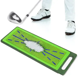 MKAS 도매 골프 휴대용 미니 야외 사용자 정의 고무베이스 연습 스윙 감지 실내 충격 티 두꺼운 골프 매트